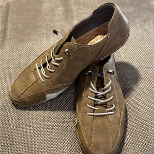 Salkin USA Men's Brown Casual Lace-Up Shoes Size 11/12